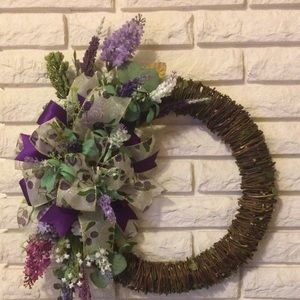 Wreath - Purple Spring Wreath
